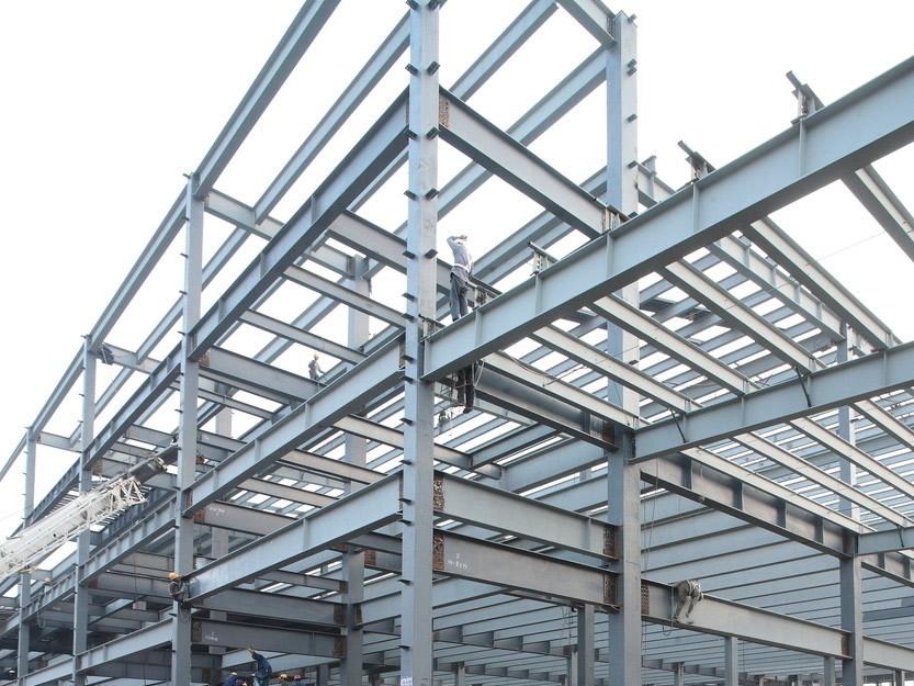 Xây dựng nhà xưởng khung thép được thiết kế tùy chỉnh Xây dựng nhà máy kết cấu kim loại đúc sẵn dùng trong công nghiệp